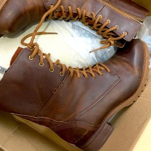 timberland laced boots